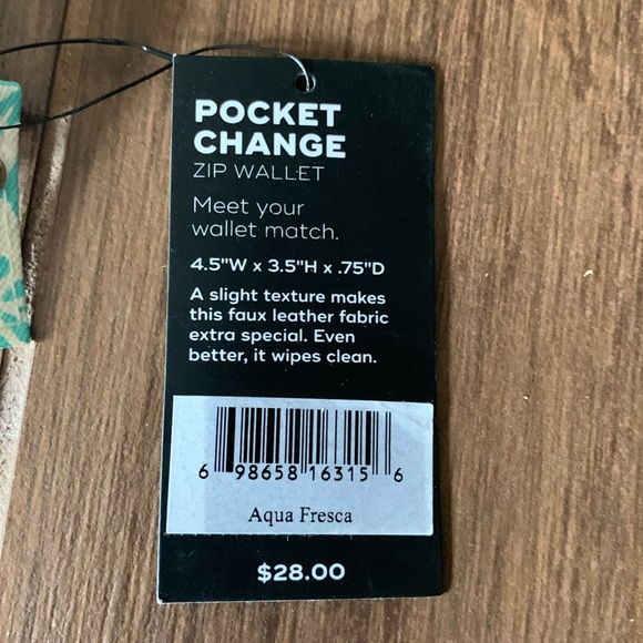 BRAND NEW pocket Change ZIP WALLET from SCOUT. - Picture 6 of 7